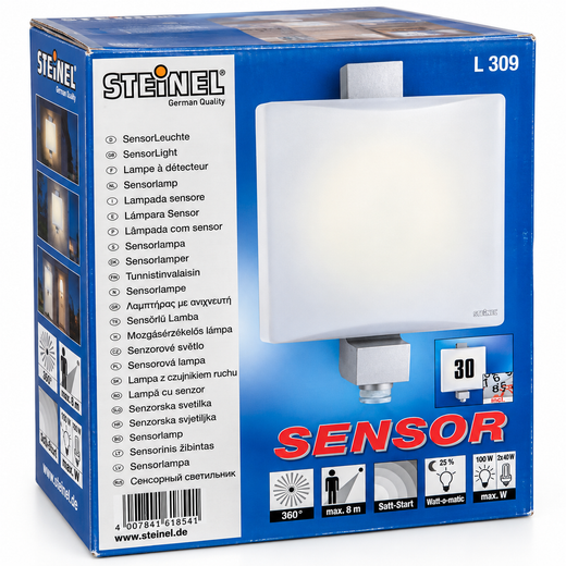 STEINEL L 309 Sensor Buitenlamp – 360° Bewegingssensor