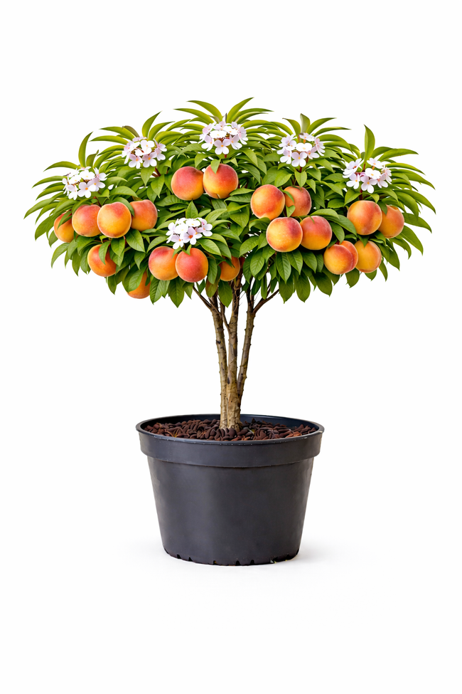 Prunus persica struik c7.5