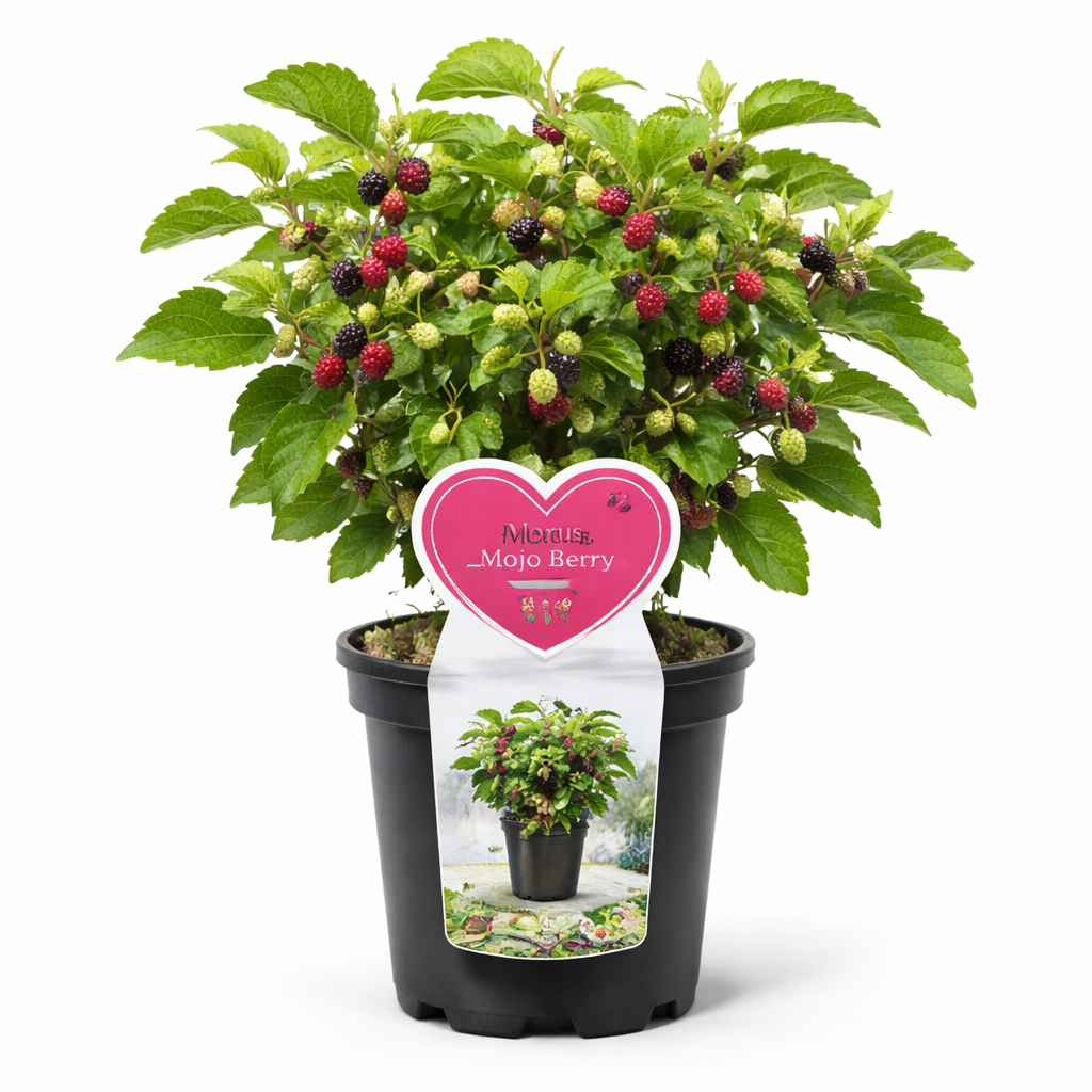 Morus rot. 'Mojo Berry' struik