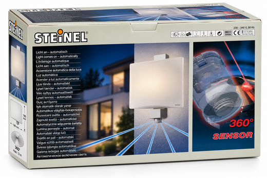 STEINEL Sensor Buitenlamp – 360° Bewegingssensor – 4 Programma’s