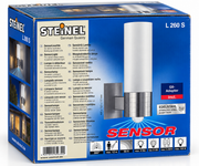 STEINEL L 260 S Sensor Buitenlamp – RVS – 240°