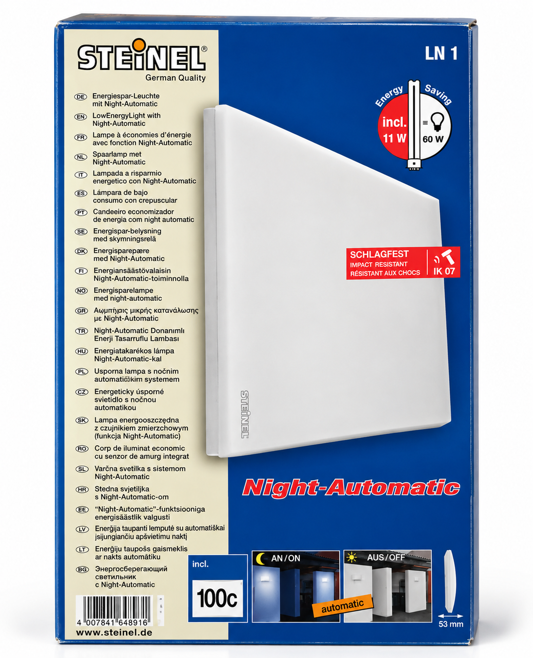 STEINEL LN 1 Night-Automatic buitenlamp