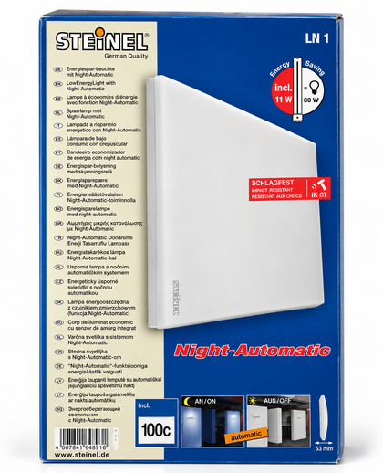 STEINEL LN 1 Night-Automatic buitenlamp
